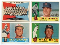 1960 Topps Baseball Partial Set of 283 Mostly VG to EXMT