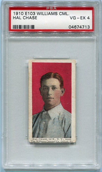 E103 Hal Chase PSA 4 Highest Graded