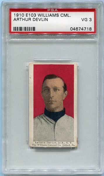 E103 Arthur Devlin PSA PSA 3 Highest Graded!