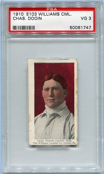 E103 Chas. "Red" Dooin PSA 3