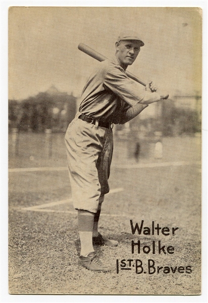 M101-6 Felix Mendelsohn Walter Holke Boston Braves VG