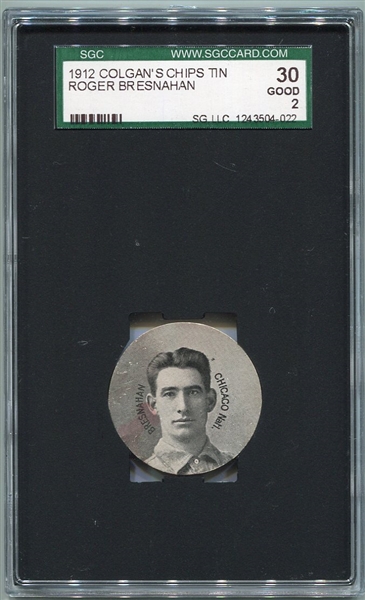 E270 Colgans Chip s Tin Tops Roger Bresnahan SGC 30