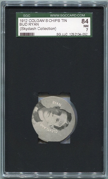 E270 Colgans Chips Tin Tops Bud Ryan, Cleveland SGC 84 Skydash Collection