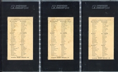 D310 Pacific Coast Biscuit Lot of 7 Different SGC Graded