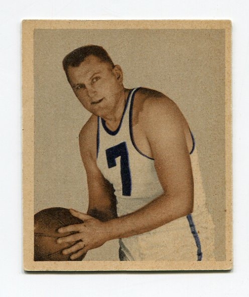 1948 Bowman Basketball Gray Background #48 Ed Sadowski