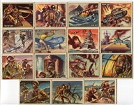 1950 Topps Freedom's War Group of 47 Different Mostly VG to EX