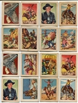 1951 Post Cereal Hopalong Cassidy Wild West Partial Set 28 of 36 Plus Error Dupes