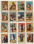 1951 Post Cereal Hopalong Cassidy Wild West Partial Set 28 of 36 Plus Error Dupes