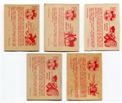 1951 Post Cereal Hopalong Cassidy Wild West Partial Set 28 of 36 Plus Error Dupes