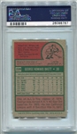 1975 Topps Mini #228 George Brett Rookie Card PSA 7