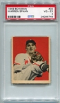 1949 Bowman #33 Warren Spahn PSA 4