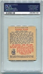 1949 Bowman #33 Warren Spahn PSA 4
