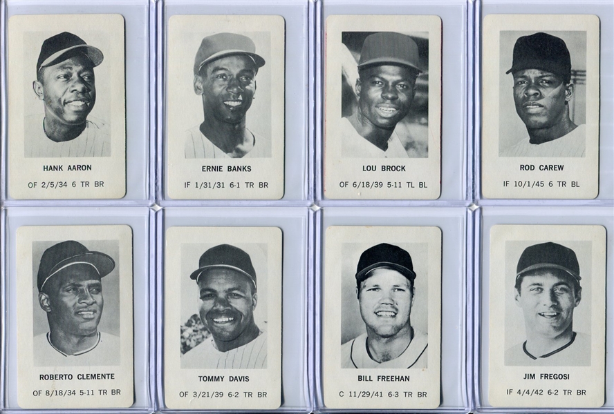 1970 Milton Bradley Complete 28 Card Set Nrmt +