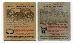 1948 Bowman Football #17 Trippi & #61 Wojciechowicz