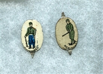 Circa 1880s Baseball Tobacco Tags New York & Pittsburgh