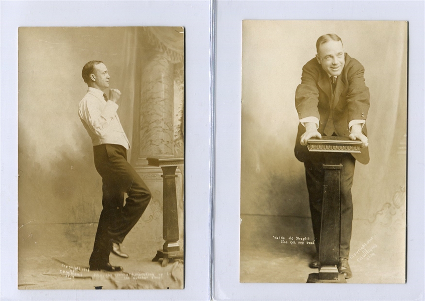 Lot of 5 Billy Sunday RPPCs Circa 1908 by C. U. Williams