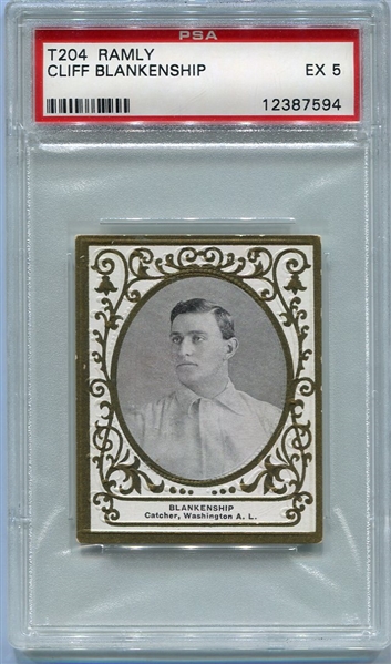 T204 Cliff Blankenship Washington PSA 5
