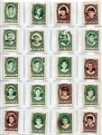 1961 Topps Baseball Stamps Lot of 115 - Includes HOFers