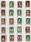 1961 Topps Baseball Stamps Lot of 115 - Includes HOFers