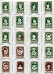 1961 Topps Baseball Stamps Lot of 115 - Includes HOFers