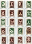 1961 Topps Baseball Stamps Lot of 115 - Includes HOFers