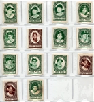 1961 Topps Baseball Stamps Lot of 115 - Includes HOFers