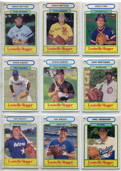 1980s Louisville Slugger Hang Tags Lot of 9 Different
