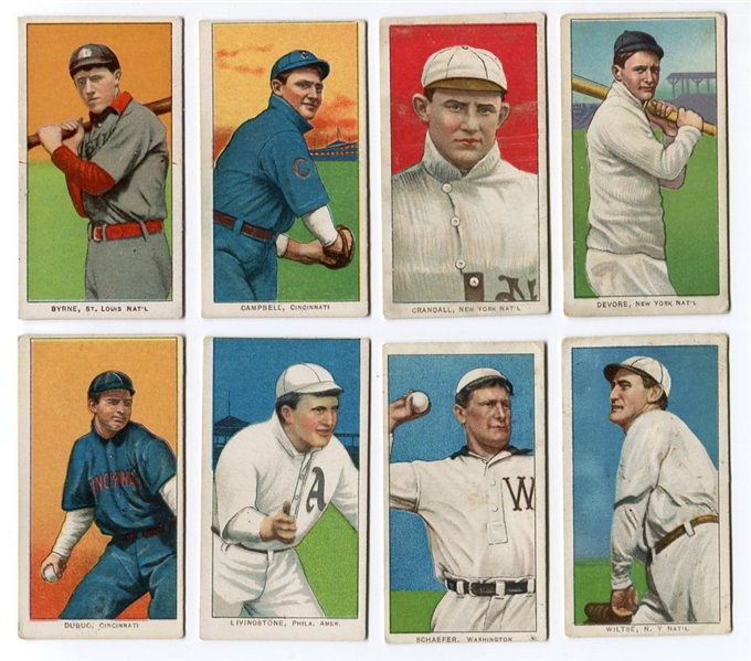 T206 Lot of 8 Nicer VG/EX to EX