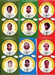 1978 Slim Jim MSA Football Lot of 10 Panels & 4 Singles