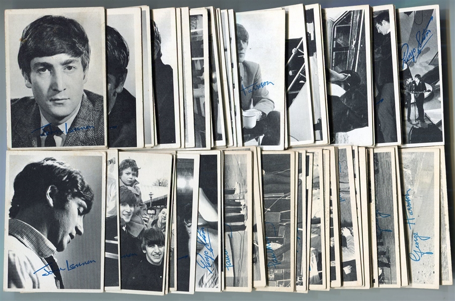 1964 Beatles Black & White 1st, 2nd & 3rd Series Partial set of 77 Different