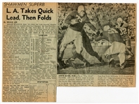 1949 San Francisco Forty Niners Vs. Los Angeles Dons Program