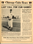 Lot of 6 1950's MLB Club News Letters