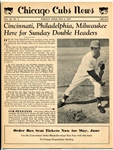Lot of 6 1950's MLB Club News Letters