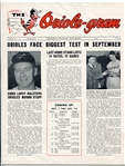 Lot of 6 1950's MLB Club News Letters
