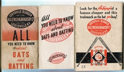 1930's Famous Sluggers Booklets Lot of 6 Different