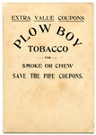 1910-12 Plow Boy Tobacco Cabinet Ed Reulbach Chicago Cubs