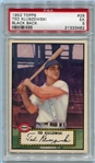1952 Topps #29 Ted Kluszewski Black Back PSA 5