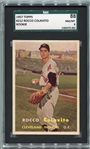 1957 Topps #212 Rocco Colavito Rookie Card SGC 88