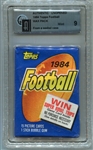 1984 Topps Football Wax Pack GAI 9