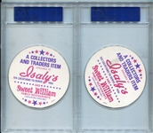 1976 Isaly's Sweet William Discs Jim Palmer & Brooks Robinson PSA 9's