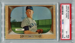 1955 Bowman #59 Whitey Ford PSA 6