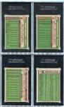 1976 Topps Baseball Lot of 8 SGC Graded 84 - 88 All HOFers