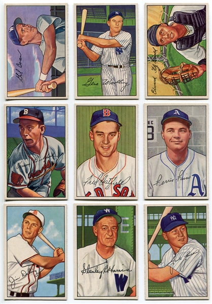 1952 Bowman Lot of 14 Different All Nrmt+/-