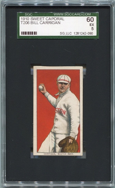 T206 Bill Carrigan SGC 60
