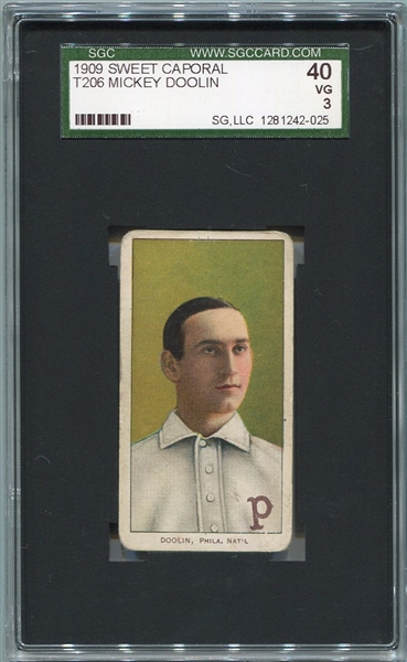T206 Mickey Doolin SGC 40