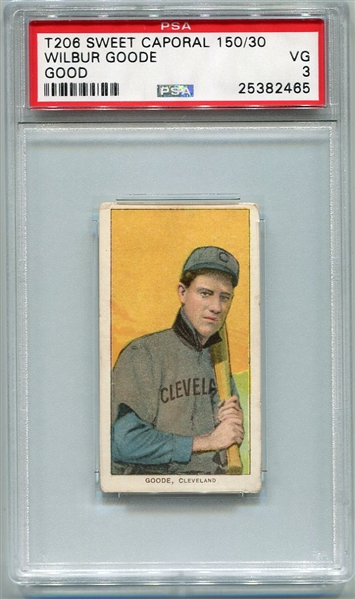 T206 Wilbur Goode PSA 3