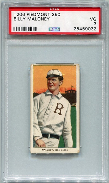 T206 Billy Maloney PSA 3