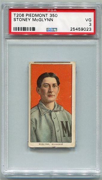 T206 Stoney McGlynn PSA 3
