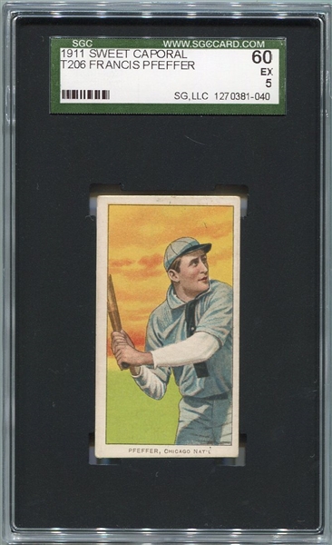 T206 Francis Pfeffer SGC 60