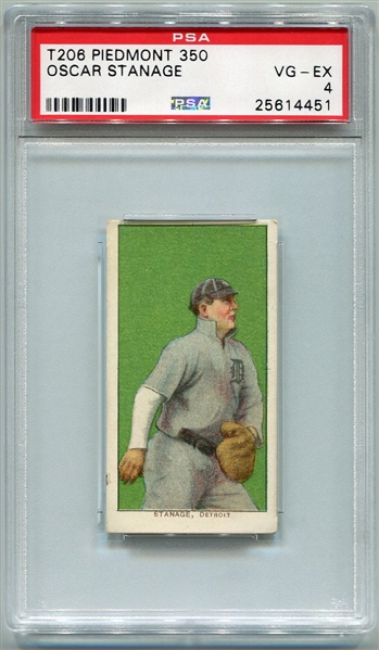 T206 Oscar Stanage PSA 4 Name close to Image